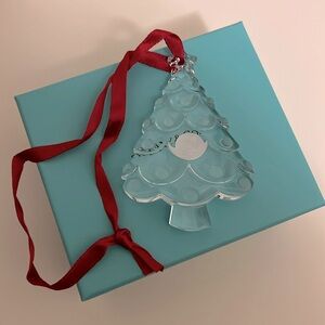 100% Authentic Tiffany&Co Crystal Christmas Tree Ornament - RARE